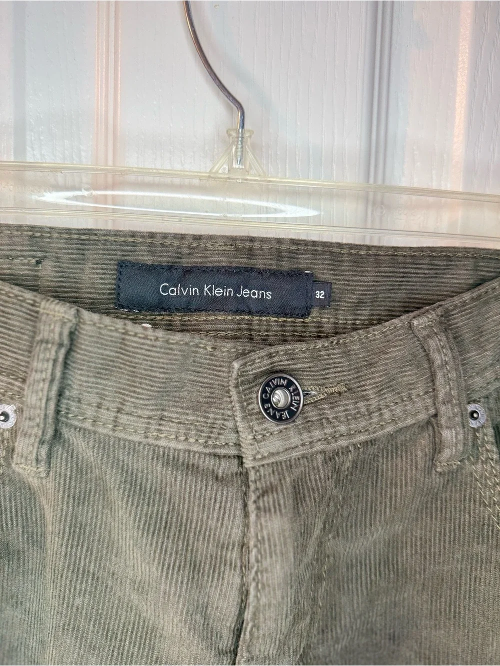 Calvin Klein Jeans Men's Corduroy Pants - green/brown